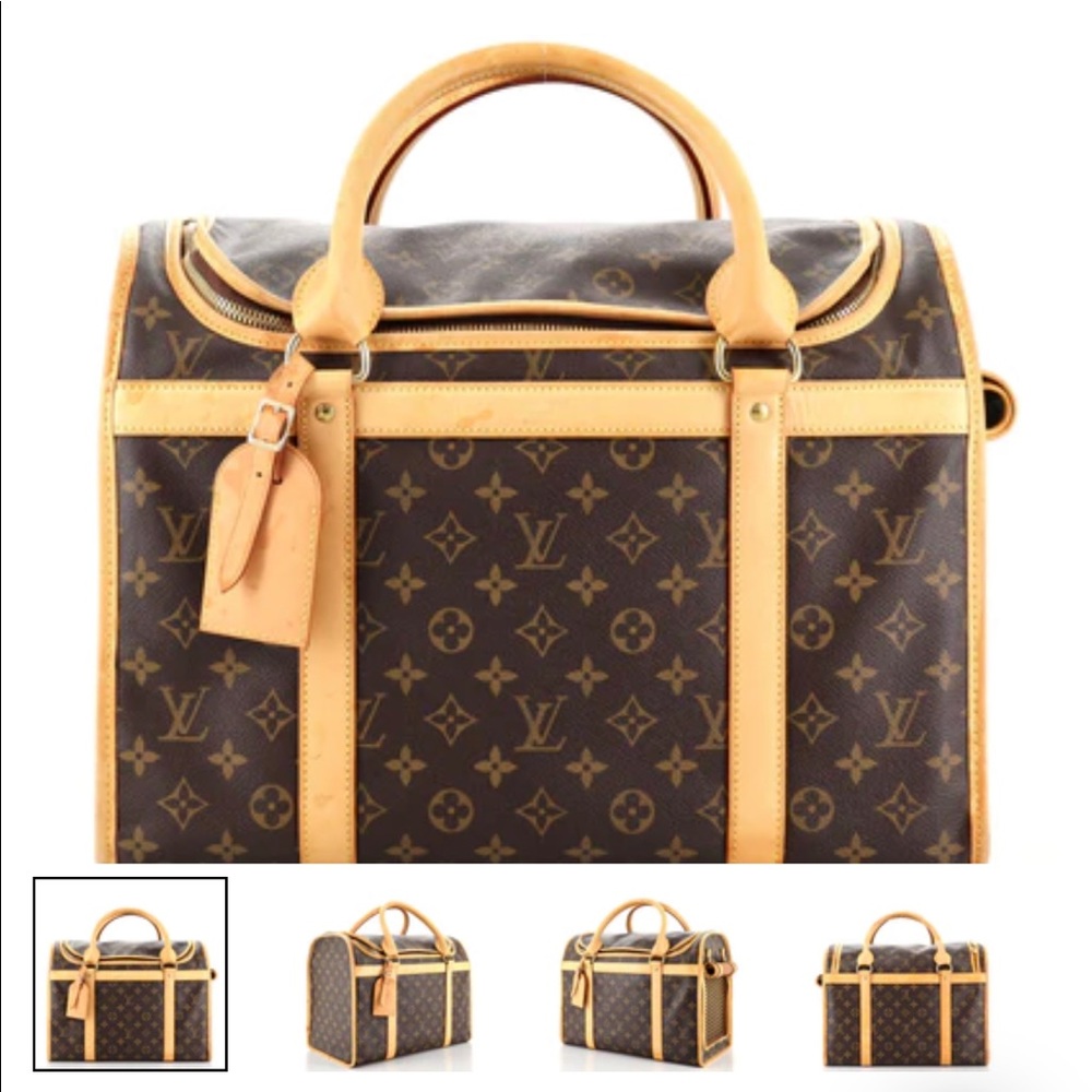 LOUIS VUITTON DOG CARRIER